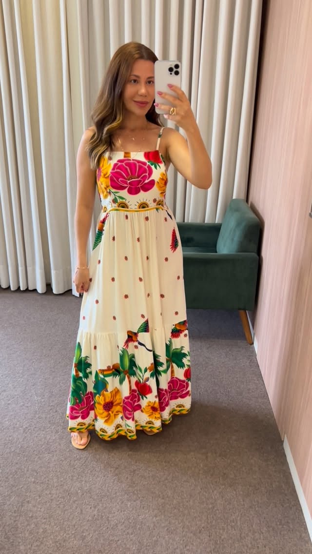 1567 | Vestido Vagnélia - Estampa Solarium