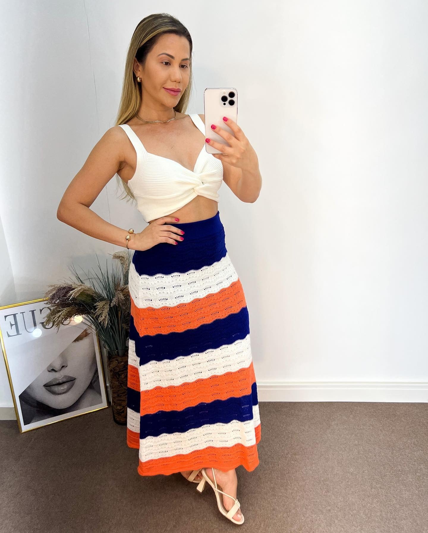 1316 | Conjunto Laís - Saia em Degradê