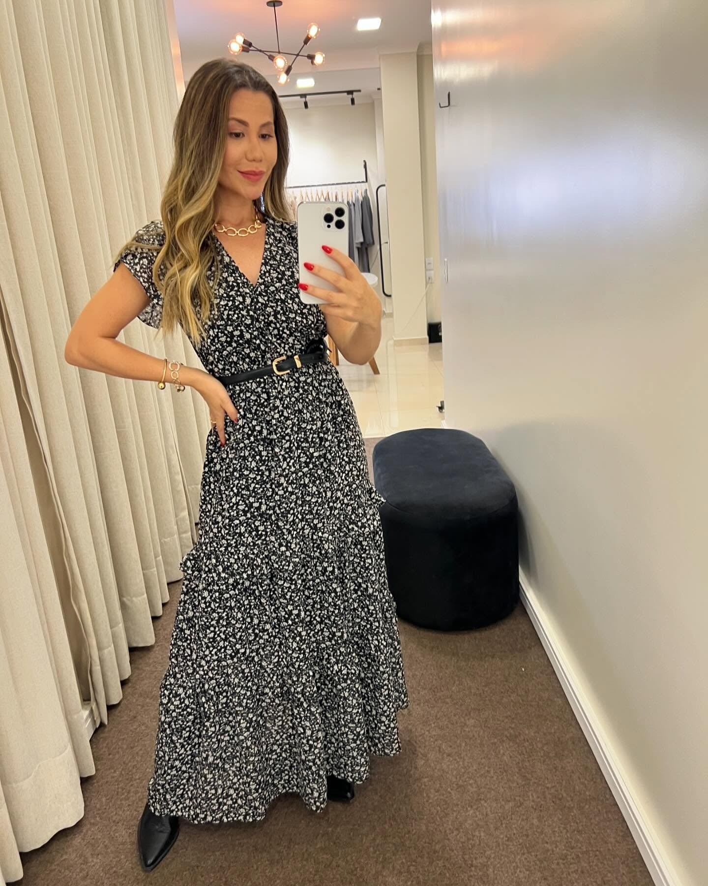 1215 | Vestido Kaoany - Floral Miúda