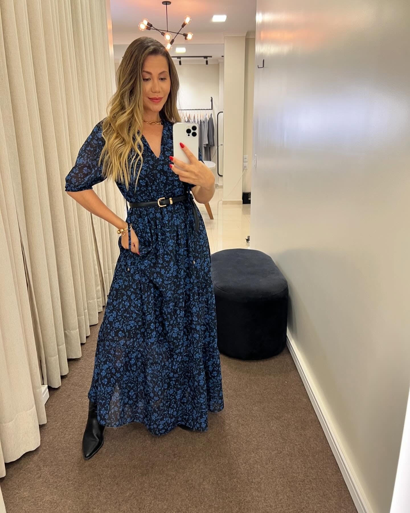 1234 | Vestido Samara - Floral Miúda