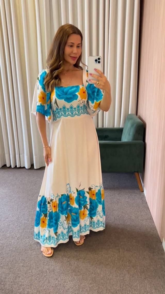 1377 | Vestido Alice - Estampa Flor Rasteira