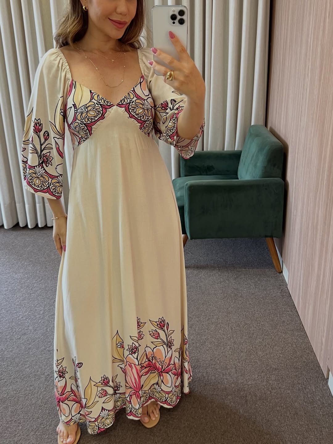 1365 | Vestido Melissa - Estampa Aurora Floral