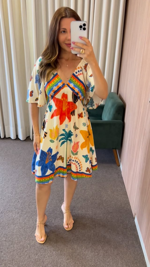 1276 | Vestido Lavinia - Estampa Florência