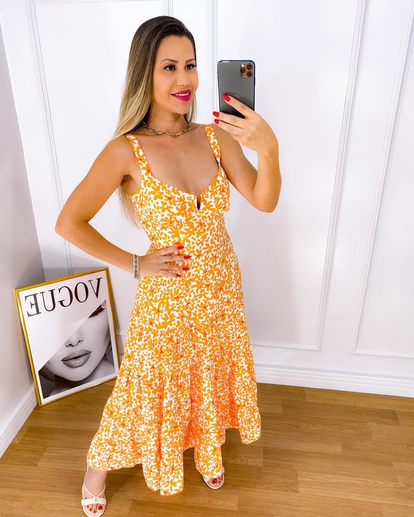 1321 | Vestido Eriene -  Estampa Florida