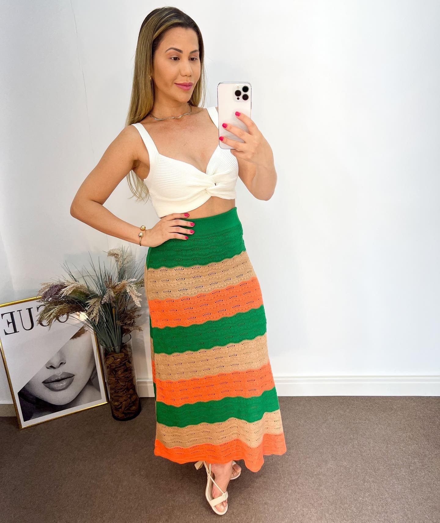 1320 | Conjunto Bruna - Saia em Degradê