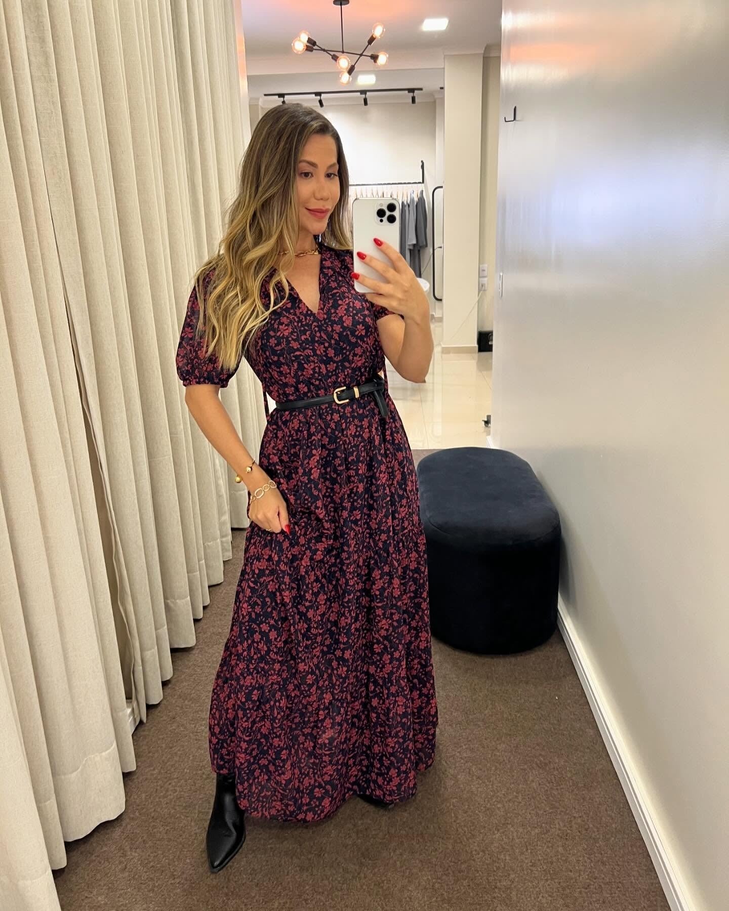 1234 | Vestido Samara - Floral Miúda