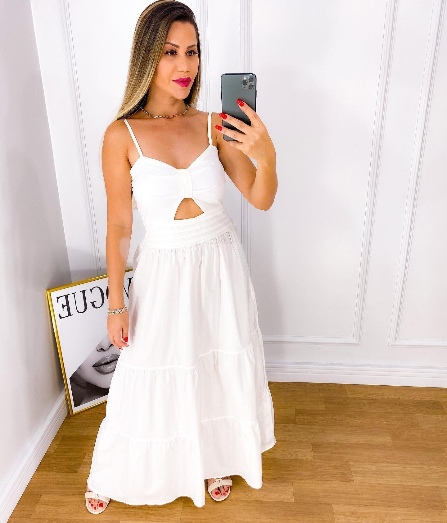 1331 | Vestido Manuela - Detalhe franzido