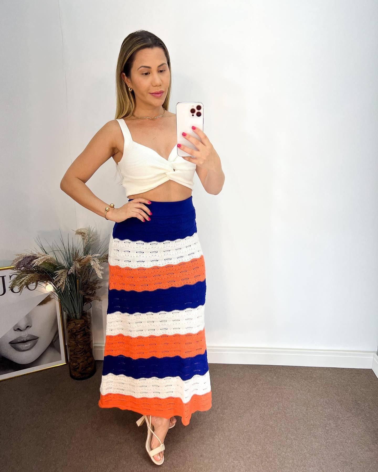 1316 | Conjunto Laís - Saia em Degradê